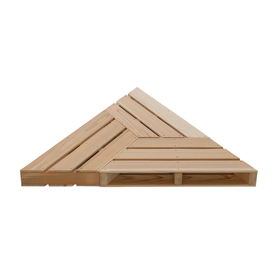 Triangle made from a trapezoid (L)
